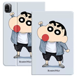 亖燚 小米平板5保护套红米Redmi Pad SE11英寸mipad6/6Pro全包外壳小米7卡通软防摔6S壳子 小新（保护套+钢化膜 小米平板6/6Pro11英寸