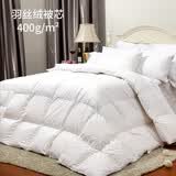 祝源 酒店宾馆会所床上用品纤维羽丝绒被芯定做 HBX-002 400克/平米 220*220cm（1.8床）
