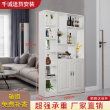 润岚居 玄关柜一体进门家用门口欧式客厅屏风隔断简约现代酒柜储物柜 200*120*30暖白2门*plus 送货到楼下