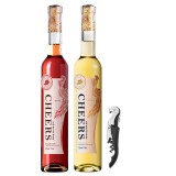 米致【到手两瓶】加拿大工艺恰如冰酒 甜型葡萄酒双支组合 375ml 冰酒组合双支+海马刀