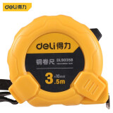 得力（deli）钢卷尺工具卷尺加厚工业级高精度多功能卷尺盒尺子木工耐磨家用 3.5mx16mm钢卷尺