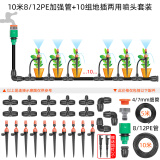 耐德斯特（NADSTER） 滴水设备半自动套装喷水器雾化两用喷头浇花神器浇水喷灌盆栽 10米PE管+10组两用喷头