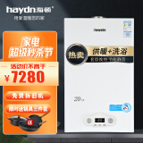 海顿（haydn）云系列天然气壁挂炉家用采暖锅炉洗浴取暖两用 20KW 80-120㎡ 套管机