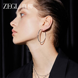 ZEGL925纯银耳圈女耳饰耳坠气质高级感生日礼物2025新款