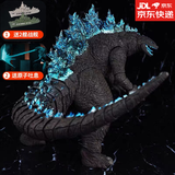 MXTQW核能喷射红莲机械哥斯拉手办可动模型金刚大战怪兽儿童玩具礼物 蓝色+原子吐息哥斯拉 约18cm