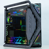 华硕（ASUS）ROG GR701 创世神机箱 吹雪机箱EVA明日香联名台式机箱ARGB灯板全塔定制机箱白色机箱电源水冷套装 创世神翻毛皮＋灯板