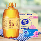 胡姬花 食用油 古法花生油6.18L+维达（Vinda） 超韧3层150抽*24包S码