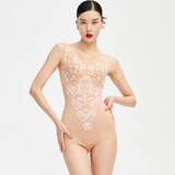 美人计（MERRIGE）莱萨琪塑身内衣夏季薄产后收腹束腰束身美体连体衣全身 凝雪肤 M (建议95-110斤)