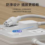 喆凡适用摩飞MR6060小南瓜夏新东菱DL-B1大宇法格松下奥克斯志高随行便携式烧水杯电热水壶电脑电源线 白色1米梅花3孔充电电源线