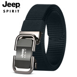 JEEP SPIRIT吉普皮带男士尼龙腰带韩版潮流时尚耐磨耐穿品牌皮带军训腰带