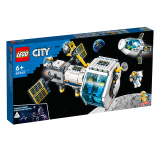 乐高（LEGO）积木拼装城市组60349月球空间站6岁+男孩儿童玩具生日礼物