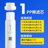 小米（MI）净水器400/600G滤芯可替换PP棉前后置活性炭RO反渗透1号/2号/3号/4号套装厨上厨下式小米净水器 【1号】PP棉滤芯