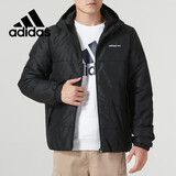 阿迪达斯 （adidas）男装款户外保暖运动服连帽棉服H45236 2XL