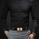 COW皮带男士无牙自动扣牛皮中青年休闲真皮腰带中青年裤带2018金色