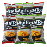 MaiTos印尼进口玉米片膨化食品儿童休闲小零食大礼包薯片美食墨西哥风味 大包【6袋】香辣味3+烧烤味3