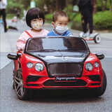 贝瑞佳宾利婴儿童电动车双座遥控四轮玩具汽车可坐人宝宝小孩礼物跑车