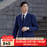 雅戈尔（YOUNGOR）套西上衣男227F款二粒单排扣修身版商务西服纯羊毛不易皱 藏青VOTX220227FIA上衣标准版 165/88A