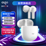 爱国者（aigo）入耳式蓝牙耳机TWS无线降噪穿戴舒适跑步运动蓝牙耳机 白色TA66