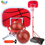 育儿宝（YuErBao）儿童篮球架可升降篮球框小男孩宝宝球类玩具幼儿园室内家用投篮筐六一儿童节