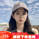 美职棒（MLB）帽子男帽女帽 春季新款休闲帽NY四季鸭舌帽软顶情侣棒球帽3ACP77 纽约洋基/米黄色/77 F