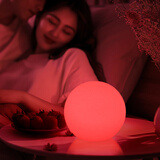 夕彩情趣灯情调小夜灯卧室浪漫梦幻星空床头氛围灯礼物女 25圆球充电七彩款（XC-003）