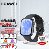 华为（HUAWEI）【出游季狂欢购】华为手表watch fit3运动智能100+运动模式蓝牙通话NFC门禁支付男女成人2AX智能 幻夜黑丨定制表带+精美表盘