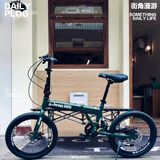 Jeep 吉普(JEEP)山地自行车男女公路车学生折叠减震城市车变速-飞虎 飞虎-20寸-辐条轮-军绿色 7速二代升级版（禧玛诺变速）