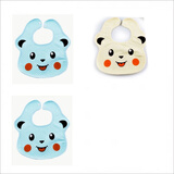 相思桐围嘴口水巾纯棉防水款有按扣男女宝宝通用吐奶巾围脖 纯棉防水男宝款(一) 5个实惠装