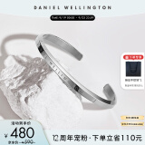 丹尼尔惠灵顿（DanielWellington）DW手镯时尚饰品情侣对镯银色手环生日礼物送女友DW00400004