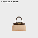 CHARLES&KEITH时尚鳄鱼纹手提凯莉包包女包生日礼物CK2-30782470-1 CK2-30782470-2综合色 中包