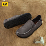 CAT卡特休闲鞋皮鞋船鞋男鞋一脚蹬防滑耐磨干爽鞋子商场同款 深灰 41