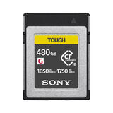 索尼（SONY）480GB CFexpress Type B 存储卡 读速1850MB/s 三防卡 支持VPG400 CEB-G480T