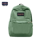 JANSPORT杰斯伯书包轻便双肩包男女旅行包简约背包电脑包学生校园 4QUE96D橄榄绿-侧袋+隔层