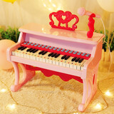 俏娃宝贝一岁宝宝玩具儿童礼物电子琴女孩早教小钢琴1-3周岁婴幼儿生日2 粉色：智能小钢琴【1-4岁】