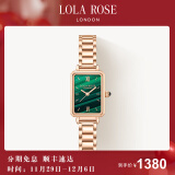 LOLA ROSE罗拉玫瑰经典小绿表手表女表女士手表生日礼物送女友 LR4301-钢带小绿表