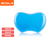 宜客莱（ECOLA）水晶硅胶鼠标垫护腕 超弹性笔记本台式电脑办公桌游戏腕托 蓝色TOK-GEL06BL