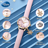 迪士尼（Disney）冰雪奇缘儿童手表只看时间小学生10岁女童表防摔女孩小学电子防水礼物腕表儿童礼物 【礼盒装】冰雪【粉】