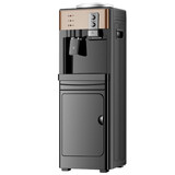 米立尔 新款立式饮水机家用桶装水制冷制热冷热冰热型客厅办公室小型迷你烧水器 【温热】香槟金+推杯取水+单门