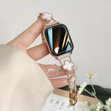 万泰贸2025新款智能手表女士蓝牙电话多功能运动手表环情人节礼物送女神时尚多功能生日礼物送女友老婆 尊贵金+四叶草表带+优雅气质款