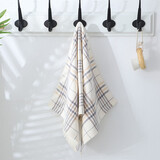 金号毛巾 纯棉无捻双层纱布艺强吸水 家用情侣男女儿童可用A类一等品新疆长绒棉 无印全棉舒适洗澡洗脸巾 双面纱布-白色1条