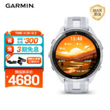 佳明（GARMIN）Forerunner965户外智能运动手表血氧铁三多频多星跑步训练月光白