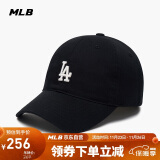 MLB帽子男女四季软顶棒球帽休闲运动鸭舌帽3ACP7701N-07BKS-F/黑色