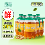 青麦精酿 原浆啤酒14度 鲜啤酒扎啤 全麦生啤 黄啤1.5L大桶装青岛特产 1500mL 5桶 14°P鲜黄啤