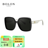 暴龙（BOLON）眼镜优雅方形大框显脸小防晒墨镜驾驶偏光太阳镜女潮 BL3083C11
