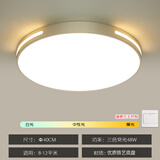 益优亮LED吸顶灯 卧室灯客厅灯 阳台灯玄关走廊灯 物业灯超薄厕所过道灯 白色40cm三色