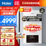 海尔（Haier）燃气壁挂炉天然气板换式采暖炉家用地暖供暖全屋热水洗浴智慧节能 五点恒温L1PB20-HJ7(T)U1