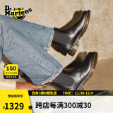 马丁（DR.MARTENS）2976 YS男女款秋季舒适百搭黄车线黑色女切尔西靴城市轻户外 黑色 37 偏小，推荐大一码