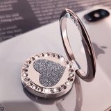 珍格手机指环扣支架女款网红镶钻手指扣苹果扣环贴oppo华为vivo手机壳拉环通用懒人便携金属桌面旋转