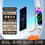 烁盟 随身wifi充电宝二合一便携式移动无线wifi无限流量三网通免插卡全国通用2024款上网卡 【5Ghz顶配续航版】八核八天线+提速980%