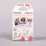 拍立得现货拍立得相纸适用mini7+/7s/8/9/11/12/25/90/link系列通用胶卷 维尼熊10张